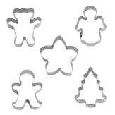 Städter Ausstechform Weihnachten 1,5 cm Mini Set, 5-teilig