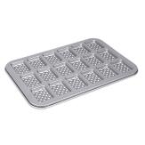 Städter Back-Set Mini-Waffel 38 x 26 cm Silber