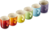 Le Creuset Becher 6er-Set 200 ml, Regenbogen