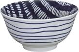 cilio Bowl Amici 18 cm mit Strichmuster