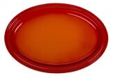 Le Creuset Servierplatte oval in ofenrot