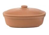 Römertopf Brot-Frische-Topf oval terracotta, medium