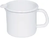 Riess Schnabeltopf aus Emaille in weiß