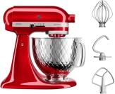 KitchenAid Küchenmaschine ARTISAN 5KSM156 in liebesapfelrot mit gesteppter Schüssel, 4,8 L