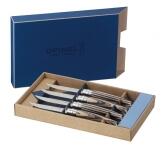 Opinel Steakmesser-Set Table Chic Birkenschichtholz, 4-teilig