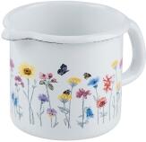 Riess Schnabeltopf aus Emaille in flora