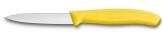 Victorinox Swiss Classic Gemüsemesser, Mittelspitz, 8 cm, gelb