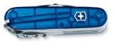 Victorinox Taschenmesser Swisschamp blau transparent