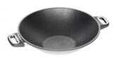 AMT Wok aus Aluguss, 36 cm mit 2 Seitengriffen