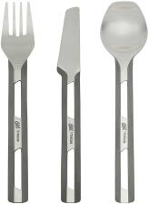 Esbit Titan Besteck-Set, 3 teilig, mit Silikon-Manschette