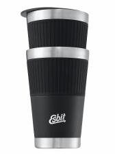 Esbit SCULPTOR Edelstahl Tumbler,mit Manschette, 550ML, Schwarz