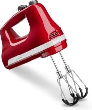 KitchenAid Handrührer mit Flexi-Rührer in empire rot