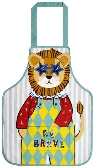 Ulster Weavers Kids PVC Schürze Leon Lion mit Löwenmotiv BE BRAVE