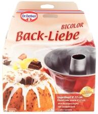 Dr. Oetker Gugelhupfform Back-Liebe Bicolor, 22 cm