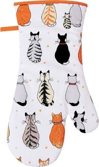 Ulster Weavers Ofenhandschuh Baumwolle mit Katzenmotiv Cats In Waiting
