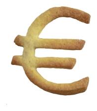 Städter Ausstechform € - Euro-Zeichen 8 cm