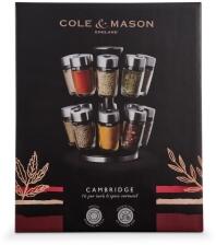 Cole & Mason Cambridge Gewürzkarussell, 16 Gläser