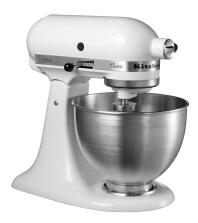 KitchenAid Küchenmaschine Classic in weiß, 4,3 Liter