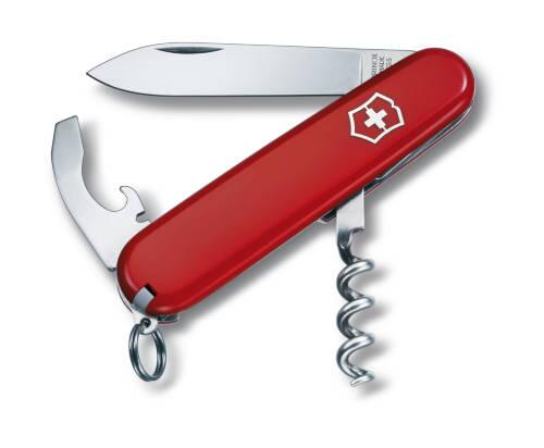 Victorinox Waiter Offiziersmesser rot mit Klinge und Korkenzieher