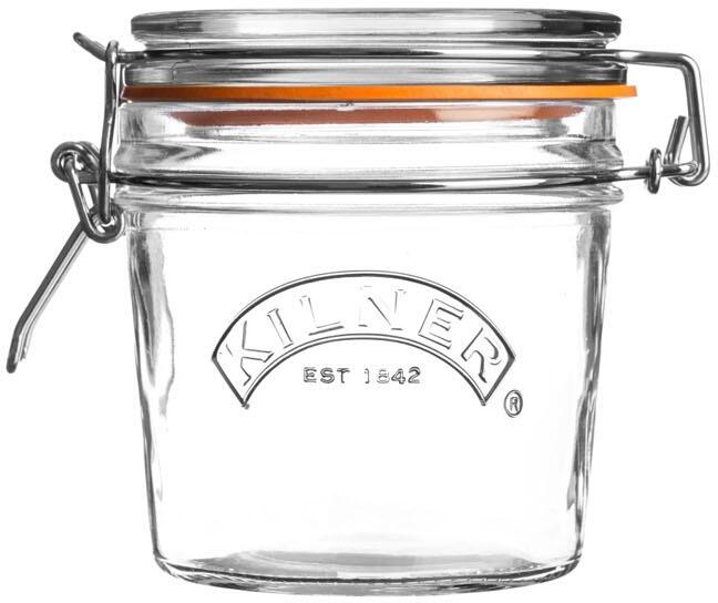 Kilner Clip Top Einmachglas rund mit Bügelverschluss und Dichtung