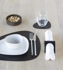 Lind DNA Tischset Curve M Serene, 4er-Set in Black