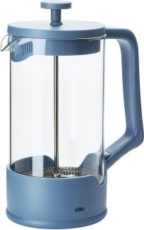 cilio Kaffeebereiter LUCIA 8T blau French Press Glaskanne