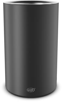 alfi Flaschenkühler Vino aus Edelstahl, schwarz matt
