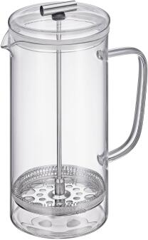 cilio Kaffeebereiter VENETO 8T transparenter French Press mit Deckel