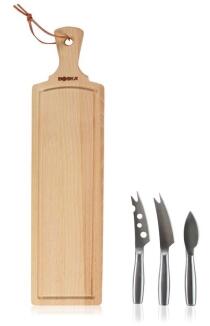 Boska Käseset Amigo eckig 4-teilig mit Käsebrett und Messern