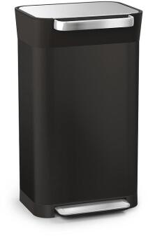 Joseph Joseph Titan Abfallsammler Pressfunktion Carbon Schwarz Mülleimer