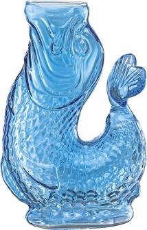 cilio Wasserkaraffe NEMO blau Fischform Glas Karaffe