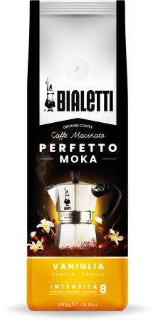 Bialetti gemahlener Kaffee Perfetto Moka Vaniglia 250g