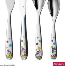 WMF Einhorn Kinderbesteck Set 4-teilig