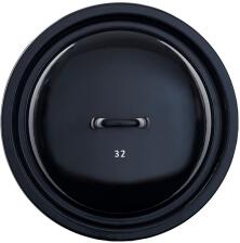 Riess Deckel aus Schwarzemaille