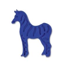 Städter Kunststoff-Ausstecher-Form Zebra 6 cm Blau