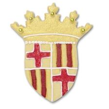 Städter Ausstechform Barcelona Wappen 9 cm