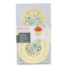 Städter Papierform Paisley Ø 10 cm / H 9 cm Set, 36-teilig