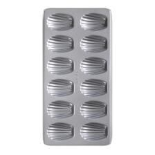 St&auml;dter Backform B&auml;rentatzen / Madeleines 40 x 20 cm Silber