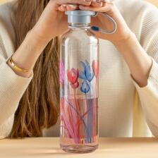 Leonardo Flasche IN GIRO 750 ml Flower hellblau