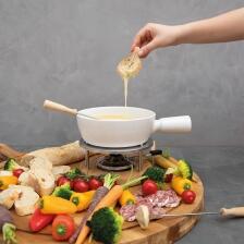 Boska Fondue-Set Bianco in weiß