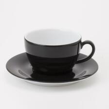 Kahla Pronto Untertasse 16 cm in schwarz