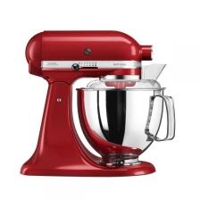 KitchenAid Küchenmaschine ARTISAN 175PS in empire rot mit Fleischwolf aus Metall