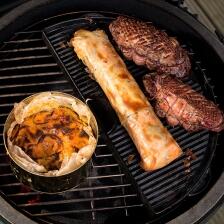 Big Green Egg Gusseisen-Rost halbrund