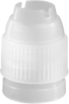 Küchenprofi Tüllen-Adapter für Spritzbeutel, transparenter Kunststoff-Adapter