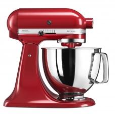 KitchenAid Küchenmaschine ARTISAN 175PS in empire rot mit Gemüseschneider