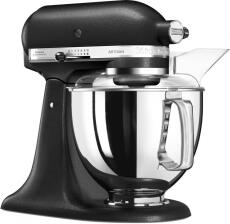 KitchenAid Küchenmaschine ARTISAN 175PS in gusseisen schwarz mit Gemüseschneider