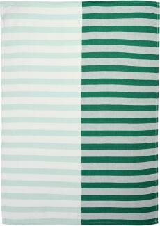 ASA Geschirrtuch lagoon grün gestreift Baumwolle Küchenhandtuch