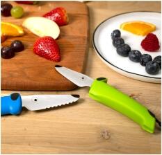 Kuhn Rikon Kinderkitchen® Messerset 2-teilig grün/blau