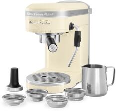 KitchenAid Halbautomatische Espressomaschine ARTISAN in creme