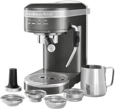 KitchenAid Halbautomatische Espressomaschine ARTISAN in medallion silber